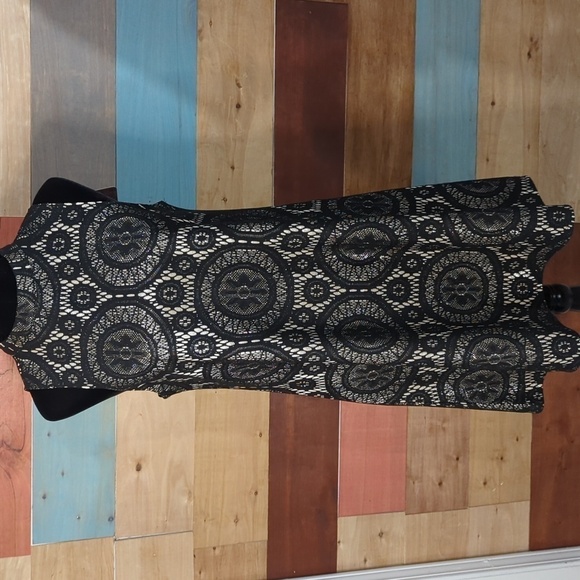 Nwt medium love fire, black and gold party dress - Picture 1 of 7